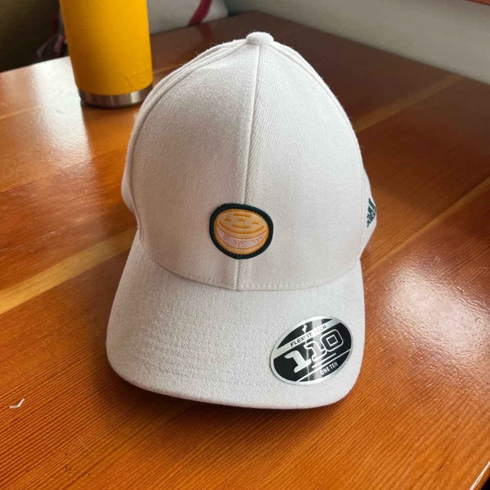 Adidas Green and White Cap
